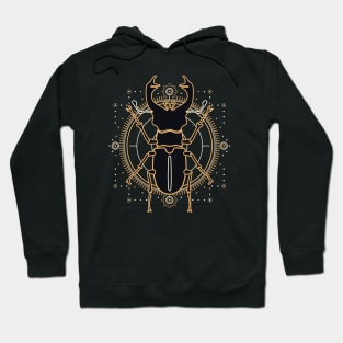 Sacred stag beetle Hoodie